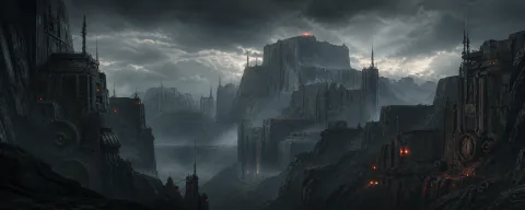 Outpost Blockade — ilustração da arena